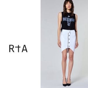 RTA Blaine pencil skirt - white